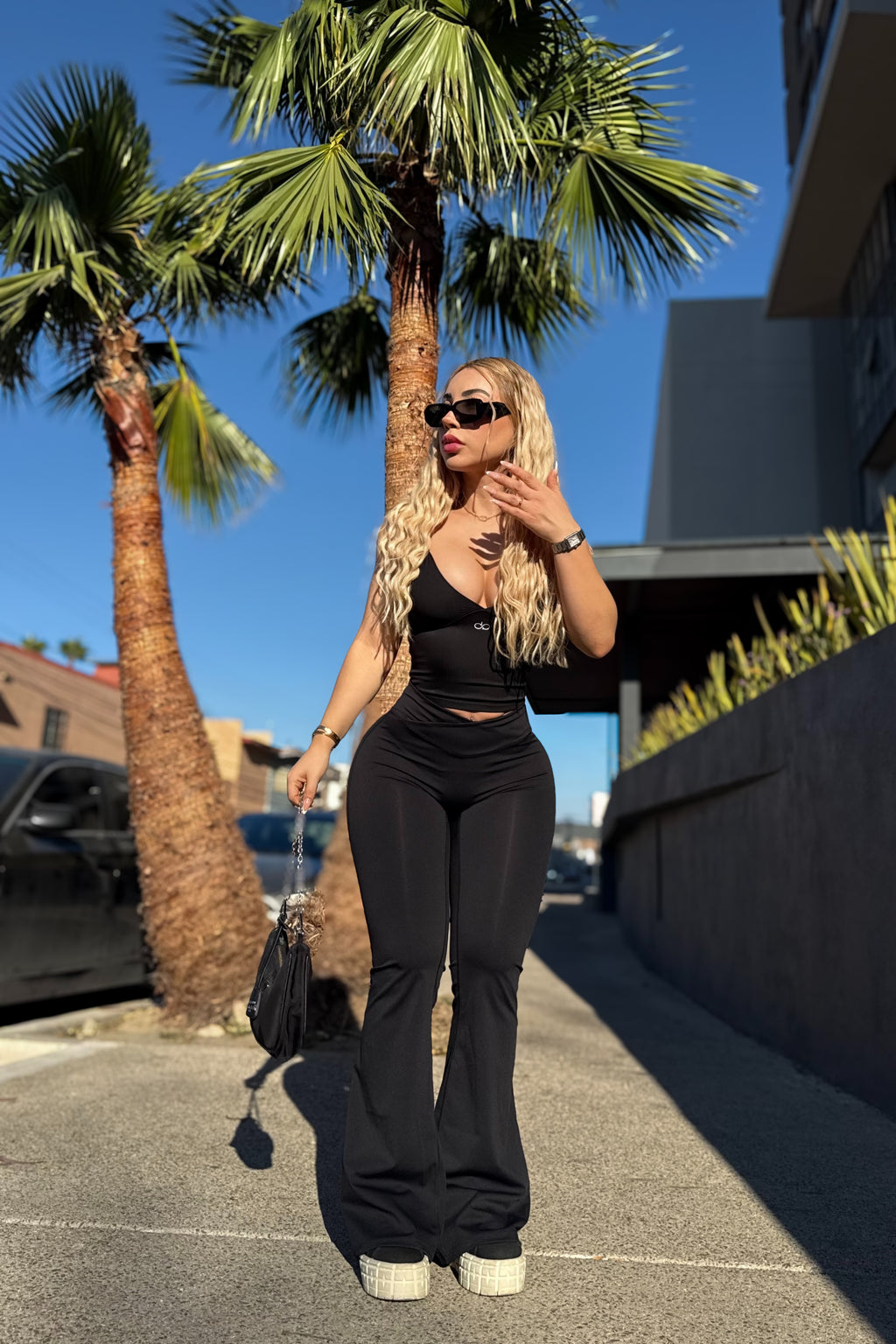 Leggings acampanado
